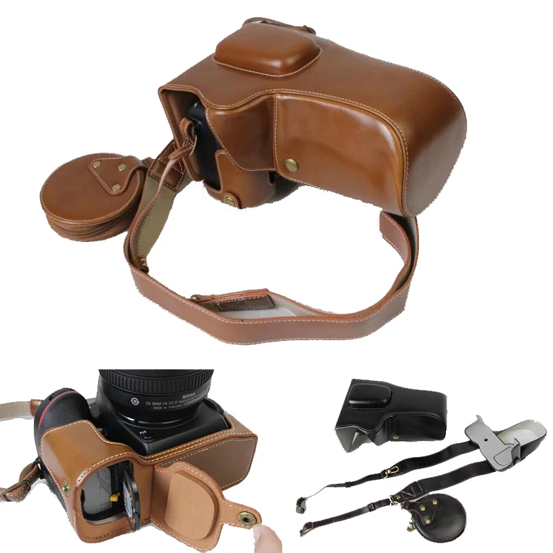 Luxury Camera Case Bag For Nikon D7500 Camera Bag Cover With strap
