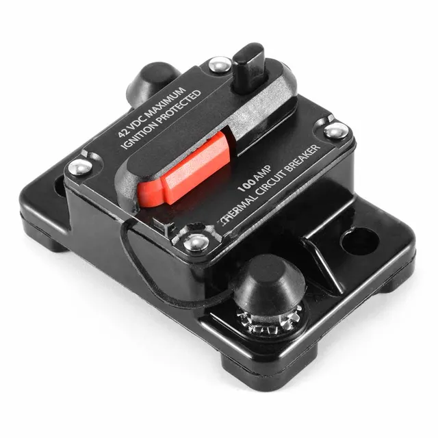 Best Offers 50A 60A 80A 100A 150A 200A 250A Car Audio Amplifier Circuit Breaker Fuse Holder AGU Style Stereo Amplifier Refit 42v max Best Offers 50A 60A 80A 100A 150A 200A 250A Car Audio Amplifier Circuit Breaker Fuse Holder AGU Style Stereo Amplifier Refit 42v max