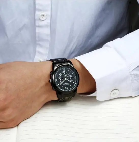Часы мужские кварцевые из нержавеющей стали 2019|wristwatch brand|wristwatch for menwristwatch stainless steel