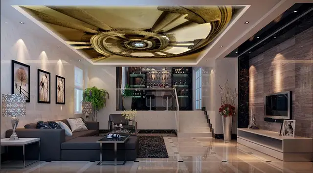 3d behang woonkamer plafond Ladder luxe behang voor muren 3 d ... 3d behang woonkamer plafond Ladder luxe behang voor muren 3 d ...