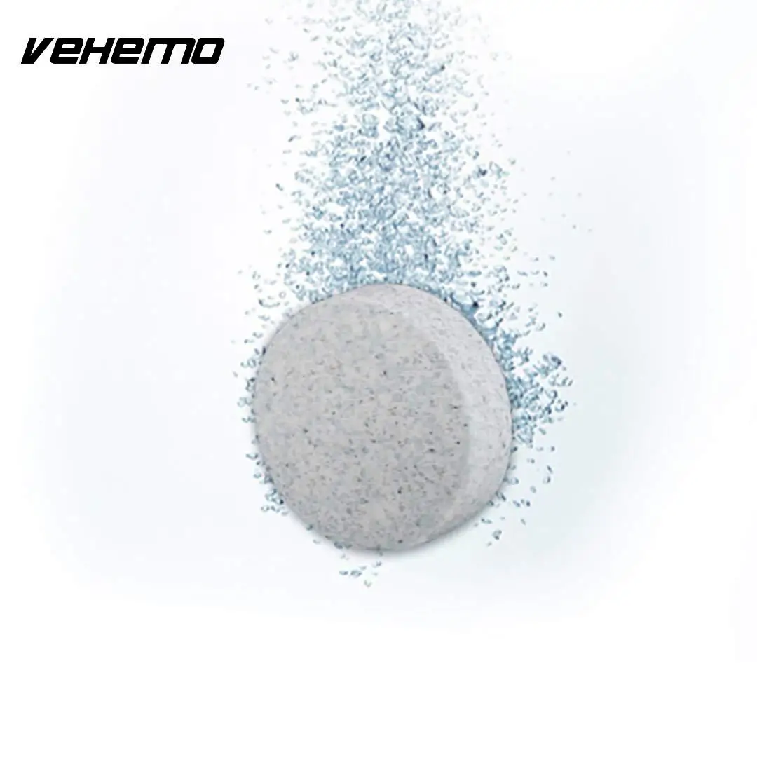 

Vehemo 10pcs Effervescent Tablet Spray Effervescent Cleaning Vehicle Glass Washer for Auto Effervescent Tablet Multifunctional
