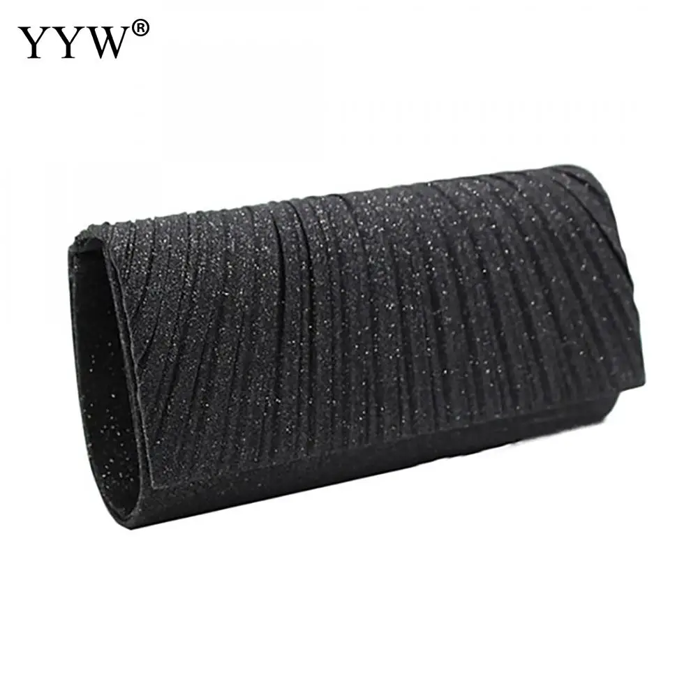 small black glitter bag