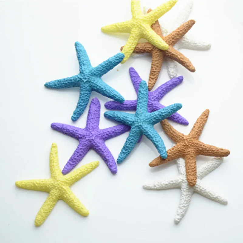 5pcs Lot Small Aquarium Decoration Simulation Starfish Natural