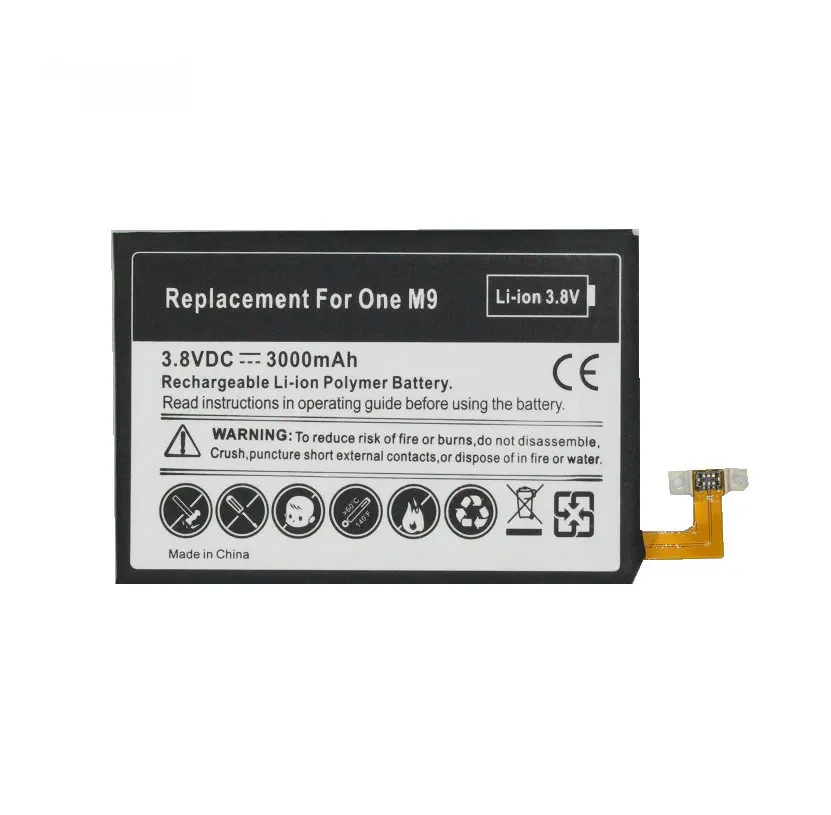 Ciszean 1x3000mAh B0PGE100 / BOPGE100 сменная батарея для HTC One M9 + M9W Plus M9pt Hima Ultra 0PJA10 0PJA13|battery for|battery
