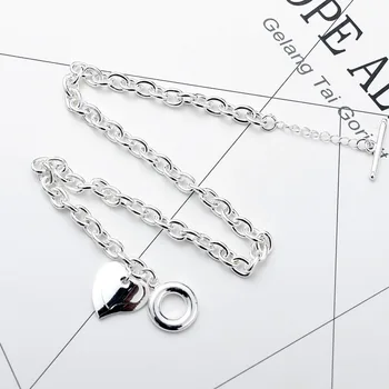 

8mm Chain Necklace 18'' Hermosa Fashion Love Gift Women Chains Charms Choker Wholesale Necklaces XL000055