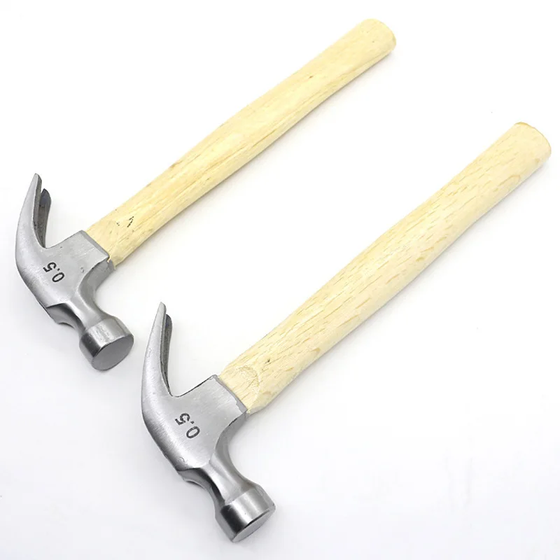 0.5kg Iron Size Hand High Quality Claw Hammer Durable Construction