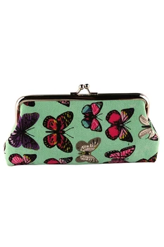 

Women's Ladies Butterflies Printed Coin Purse(green)