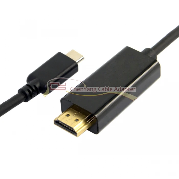 Chenyang HDMI 4 к 2 HDTV к USB-C Тип C USB 3,1 кабель для ноутбука и Chrombook XPS13 ноутбука