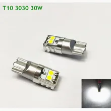 Ampoules CANBUS LED 501, 2x30W, T10, W5W