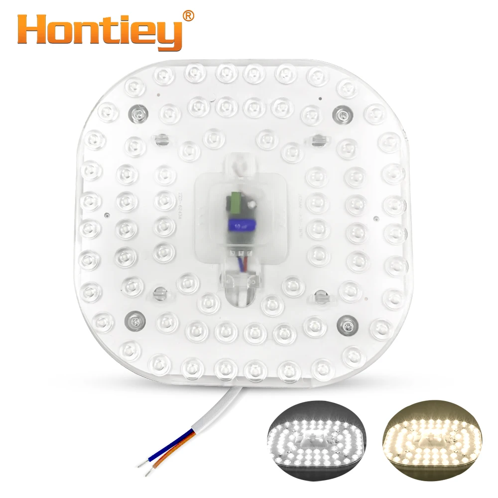 Hontiey 220 V Светодиодный модуль 12 W 18 W 24 W SMD2835 светодиодный свет доска для Светодиодный s потолочные панели энергосберегающие лампы Освещение в