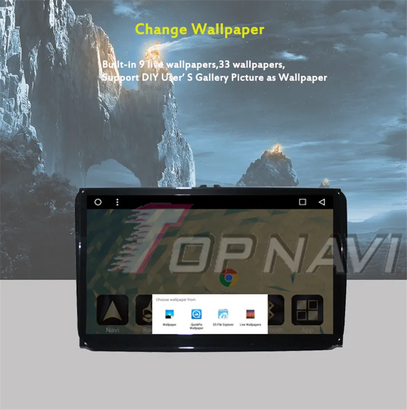 2 din android car radio For vw golf 7