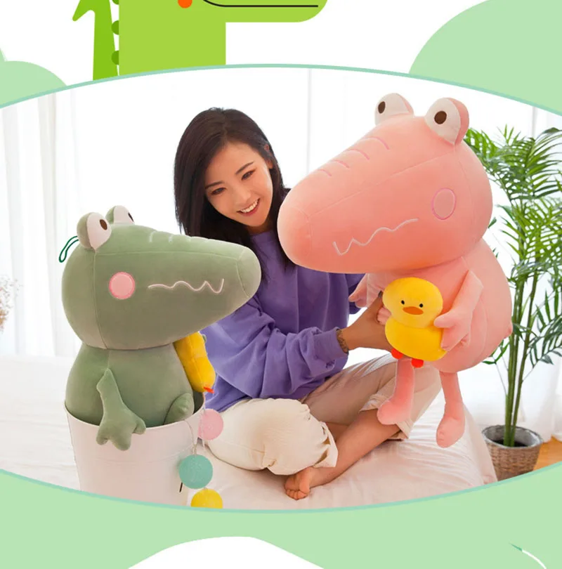 1pc 25/35/45cm Simulation Crocodile Plush Toys Stuffed Soft Animals Plush Cushion Pillow Doll Home Decoration Gift for Baby