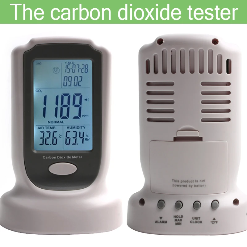 Buy 0 2000ppm Portable Carbon Dioxide Detector