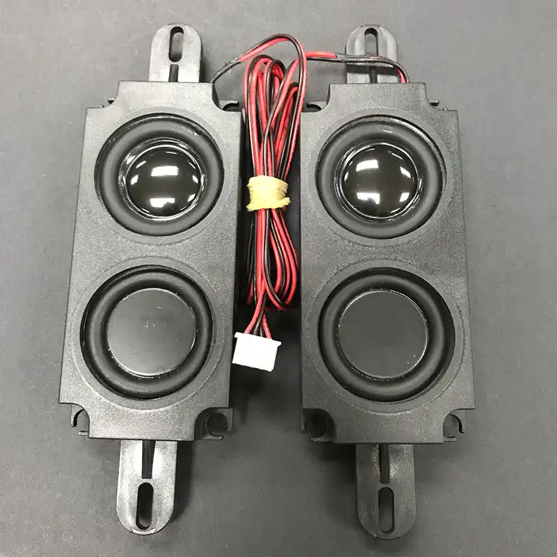 tv speakers vibrating