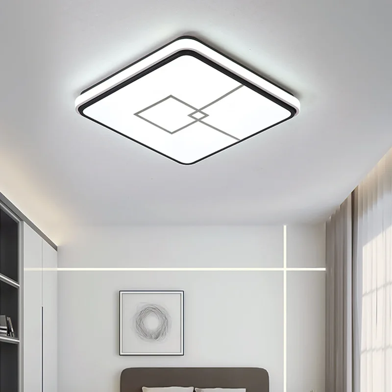 

Led ceiling lamp living room lamp headlights rectangular simple post-modern atmosphere 1.2 m bedroom household lamps
