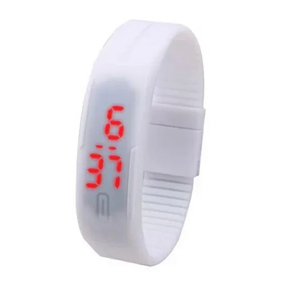 2017 New Fashion LED Watch Women Men Sports Watches Silicone Candy Multicolor Touch Screen Digital Bracelet Wristwatch Relogios