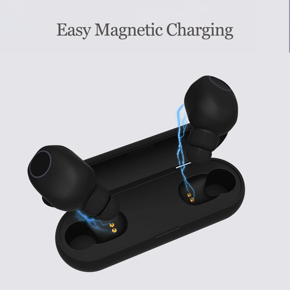

Q1tws Bluetooth Headset Mini Bluetooth Headset 5.0 Automatic Pairing Bin 3D stereo wireless earphone with dual microphone