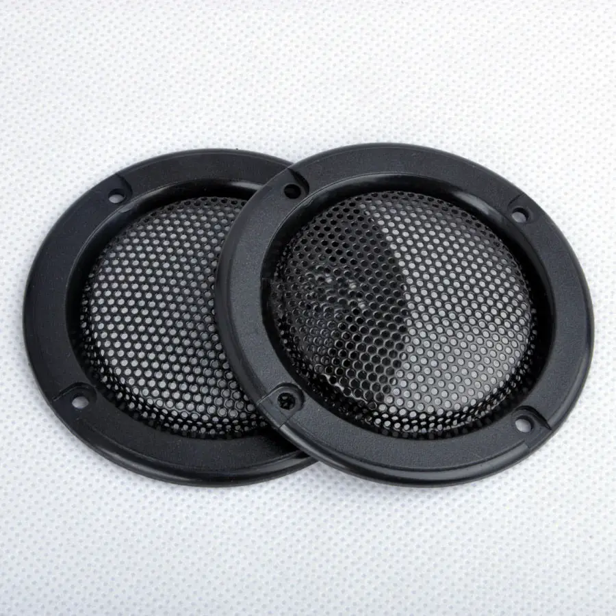 2pcs/set New 2" inch Tweeter Audio Speaker Cover Decorative Circle
