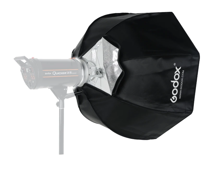 Godox 95 см 37,5 дюйма Портативный восьмиугольный Зонт софтбокс с сотовой сеткой Bowens Mount Studio Flash софтбокс SK400II QT400II