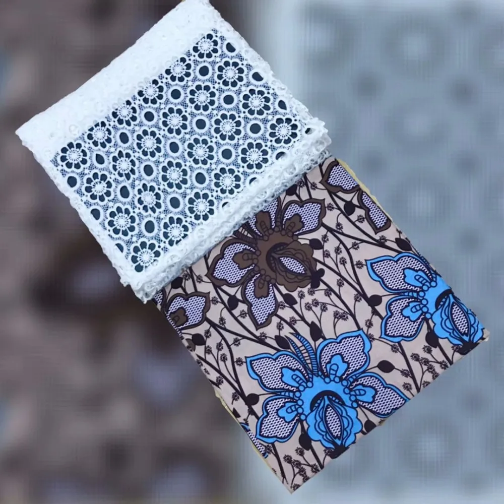 

New design African Wax Print Fabric 100% Cotton Ankara Textile FF3759