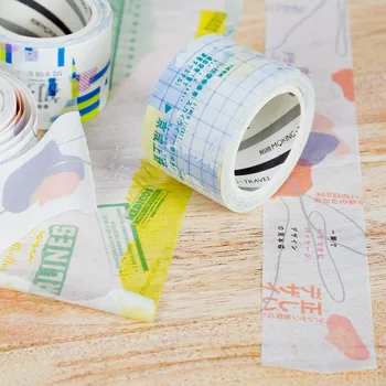 

10 pcs/lot DIY Japanese Paper Washi Masking Tapes Yu Bai bronzing decorative adhesive tape stickers/School Supplies