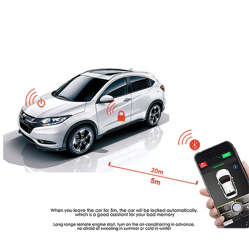 Vezel 17 автомобильные аксессуары бесключевой доступ система комфорта PKE телефон