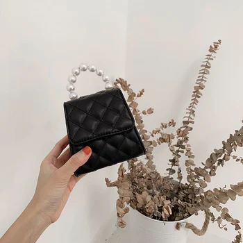 

Mini Ocean Women's Bag 2019 Spring and Summer New Simple Wild Messenger Bag Fashion Lingge Chain Shoulder Bag