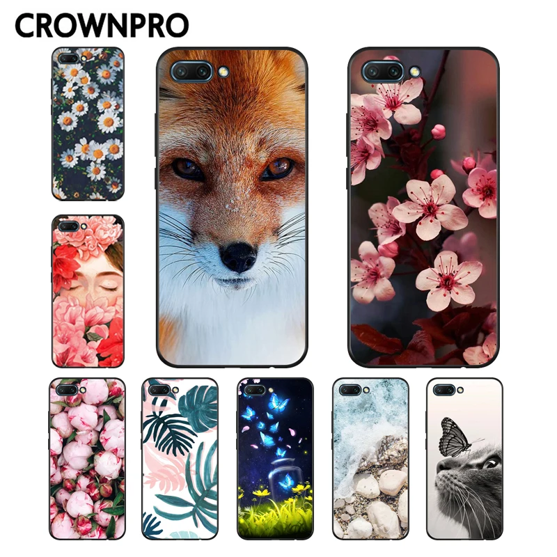 

CROWNPRO Black Matte Soft TPU Honor 10 Case Silicone Back Protective Shell FOR Honor 10 Case Phone Huawei Honor 10 Case Cover
