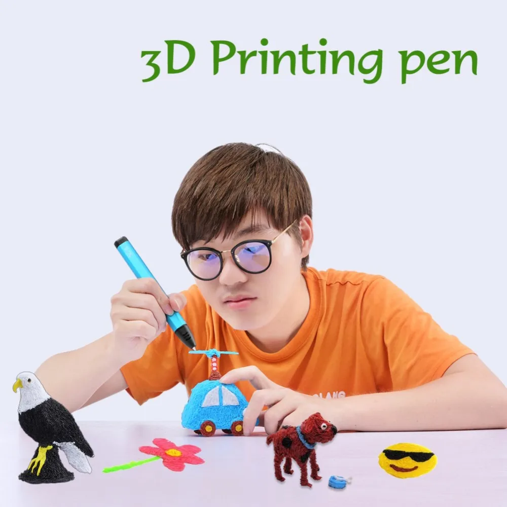 Dikale 3D Ручка для печати 5 В DIY 3D ручка карандаш usb зарядка 3D ручки для рисования нить PLA для детей учебное Моделирование игрушки подарок