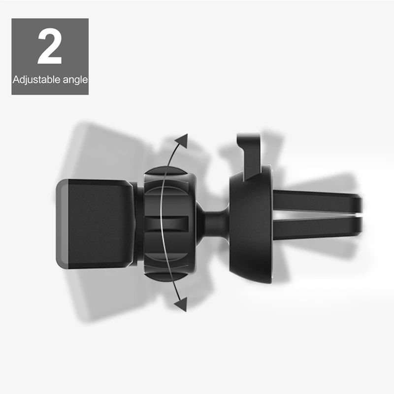 Универсальный автомобильный держатель для мобильного телефона ROCK, регулируемый автомобильный держатель для телефона из АБС-пластика, держатель для вентиляционного отверстия, подставка в машину для iPhone 7 8 X XR MAX