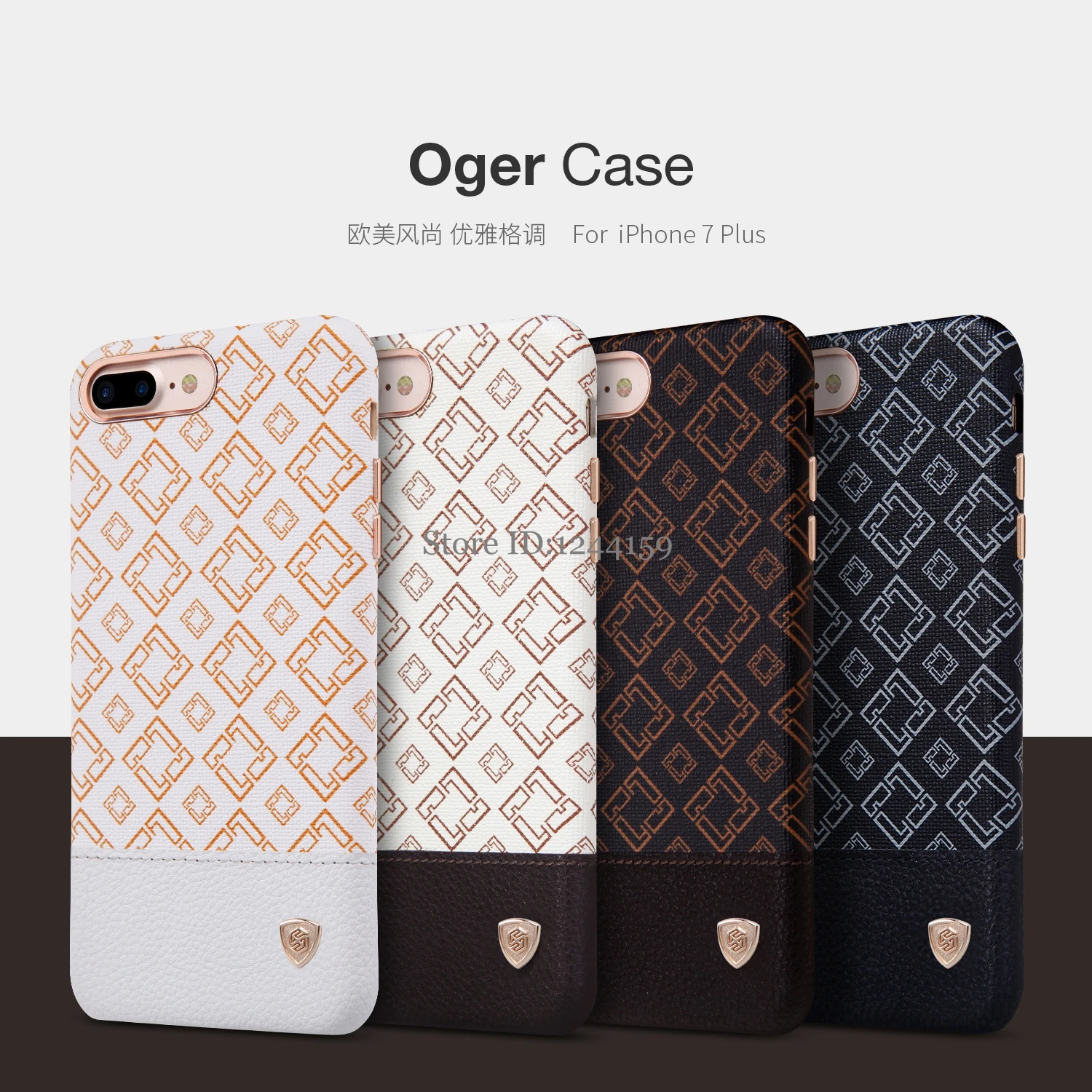 Beste Originele Nillkin voor iPhone7 7 Plus Case PU Leather Back Cover Voor Apple iPhone 7 7 Plus Ogar Case Luxe klassieke Telefoon Terug Shell