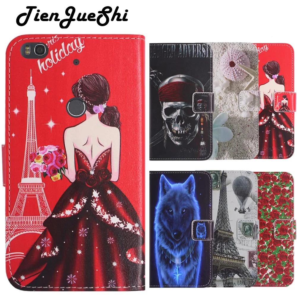 TienJueShi Fashion Flip Book Design Protect Leather Cover Shell Wallet Etui Skin Case For ALCATEL OneTouch Pop 4 7070X 6 inch | Мобильные