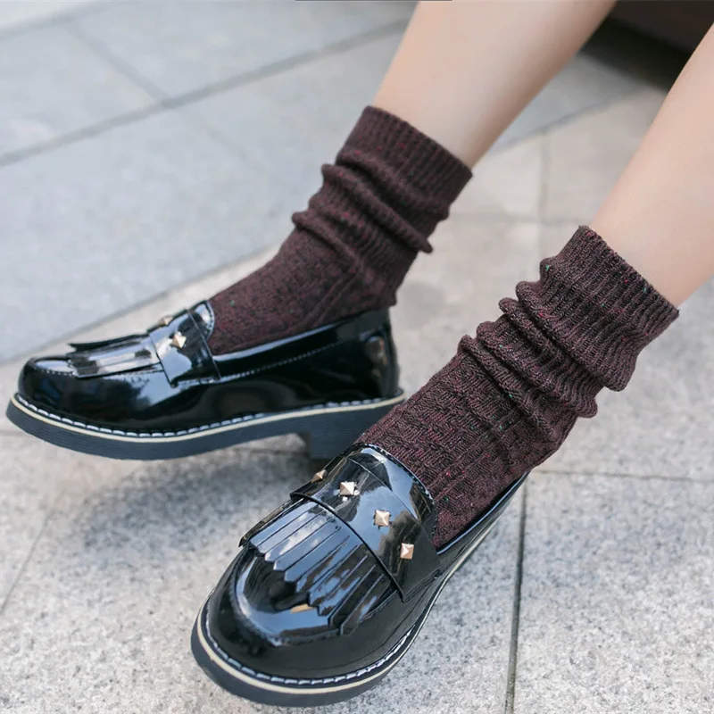 Harajuku японские носки хипстер осень и зима оригинальные хип хоп женские толстые