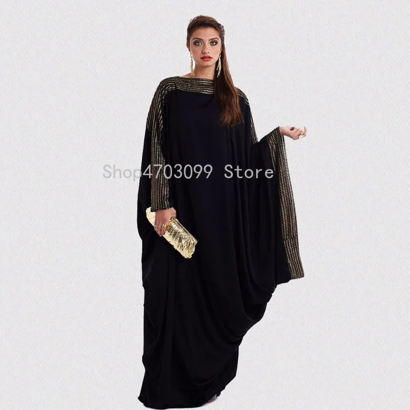 Женский халат арабский элегантный свободный Абая Дубай Vestidos кафтан исламское