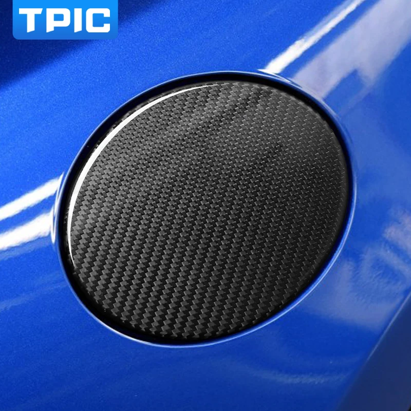 

Car Accessories Interior Carbon Fiber Fuel Tank Cap Decoration Cover Trim Car Sticker Styling For Subaru BRZ Toyota 86 2014-2019