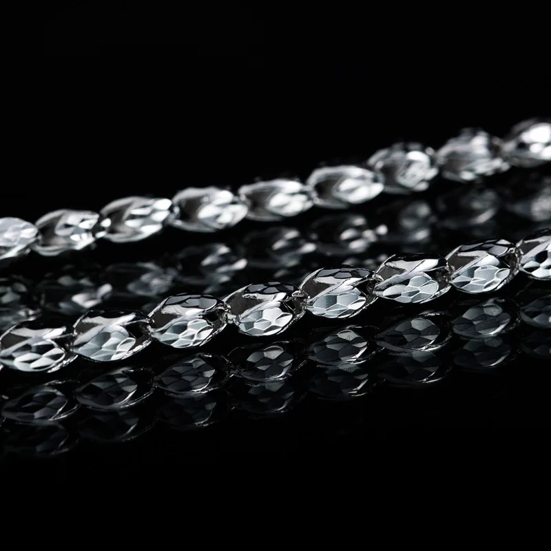 999 Silver Dragon Head Chain Necklace 