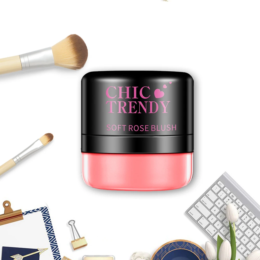 Beauty Waterproof 3 Colors High Definition Blush Makeup Blusher Palette