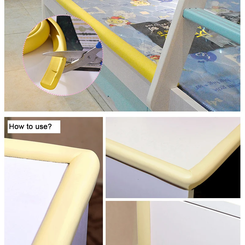 5 متر الأطفال السلامة مكتب الجدول زاوية حافة حامي قطاع الاطفال المطاط حماية وسادة الزجاج حافة الأثاث واقي للحواف قطاع