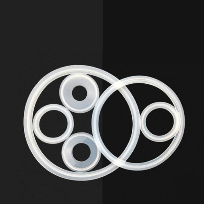 

5 PCS 1/2" 3/4" 1" 1.5" 2" 2.5" 3" 3.5" 4" Tri Clamp Sanitary Silicon Sealing Gasket Strip Homebrew Diopter Ferrule Beer