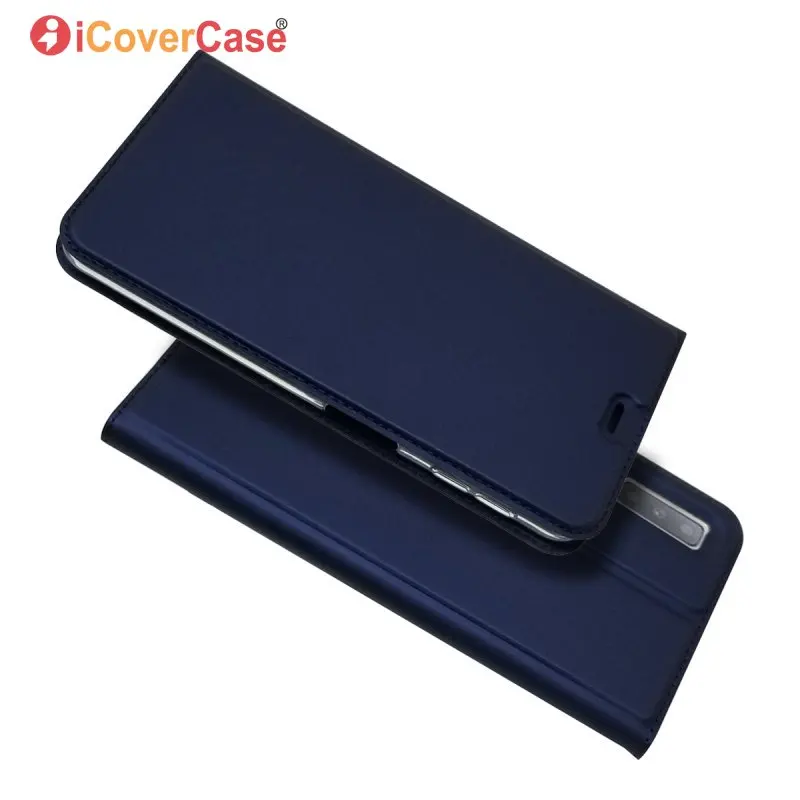 For Samsung Galaxy A7 2018 Flip Cover Magnetic Case Wallet Leather font b Phone b font
