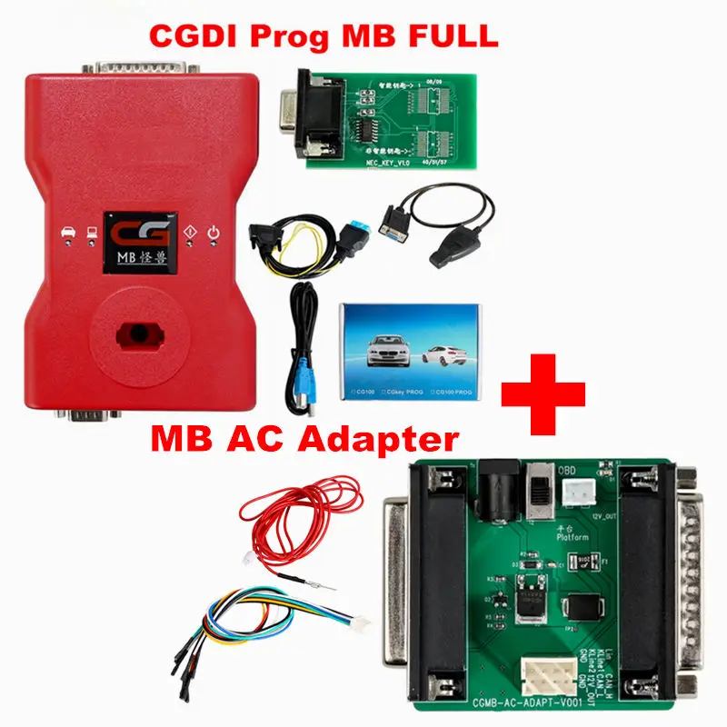 CGDI MB AC Adapter CGDI MB программатор поддерживает все ключевые потери для Benz Быстрый добавить ключ CGDI Prog MB с адаптером переменного тока/ELV/EIS опционально - Цвет: CGDI MB AC Adapter