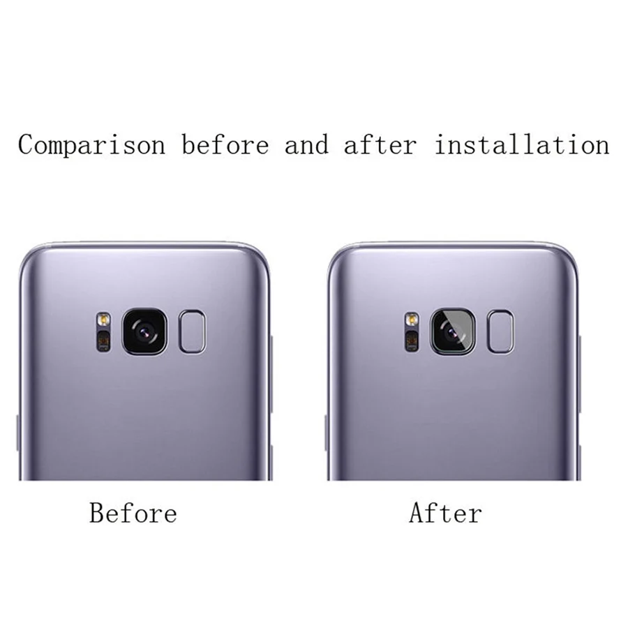 2PCS Back Camera Lens Film Tempered Glass Protector For Samsung Galaxy S8 Plus S8 Note 8 HD Back Lens Screen Protective Cover (13)