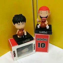 HKXZM аниме Рисунок 10 см SLAM DUNK Hanamichi Sakuragi Rukawa Kaede Глава ПВХ Рисунок Модель игрушки Brinquedos Коллекционные Подарочные