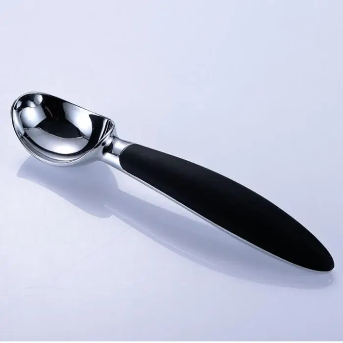 Zinc Alloy Icecream Scoop Anti-slip Ergonomic Handle Durable Spoon for Dessert YU-Home
