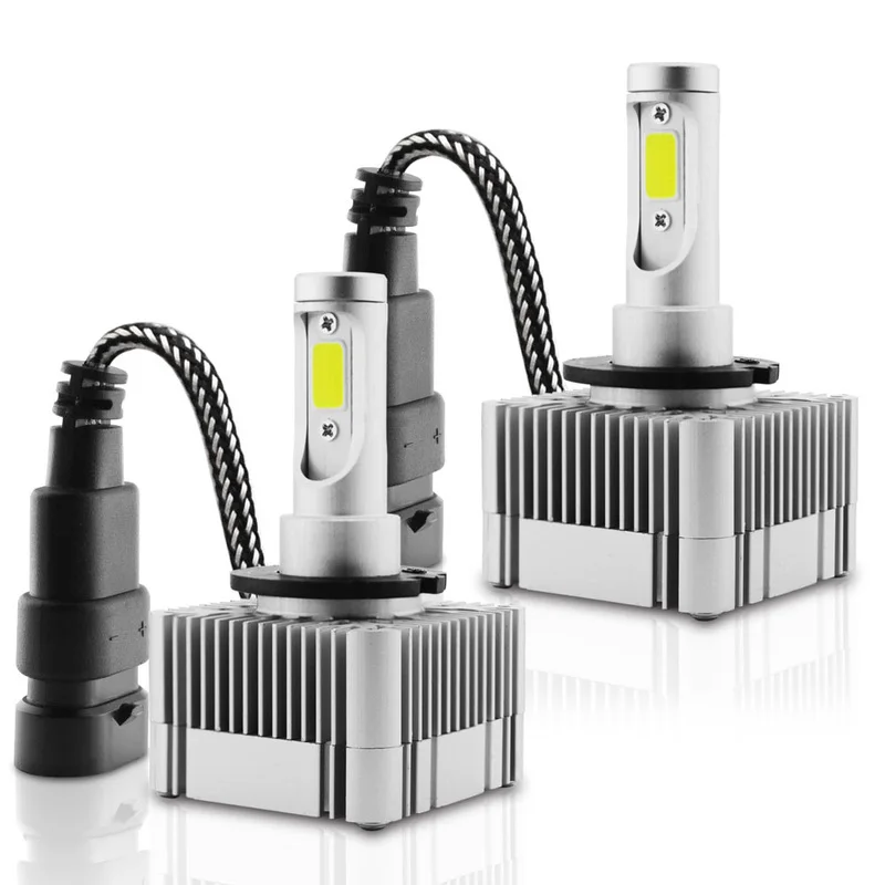 2 шт. Led D1S/D3S противотуманный светильник наборы ламп откидной COB чистый белый 26000LM