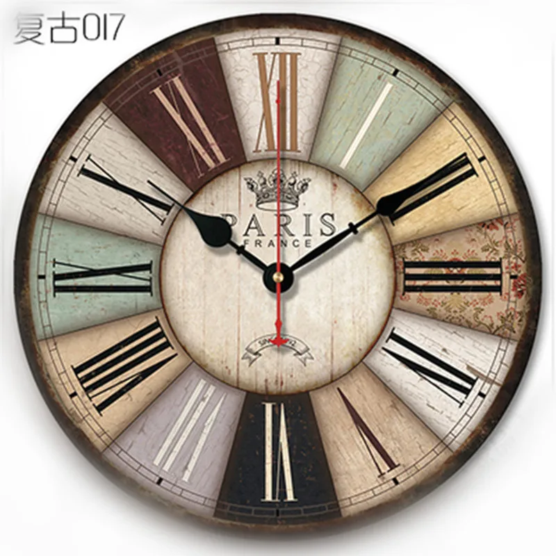 Buy Creative wall clocks retro garden Mediterranean