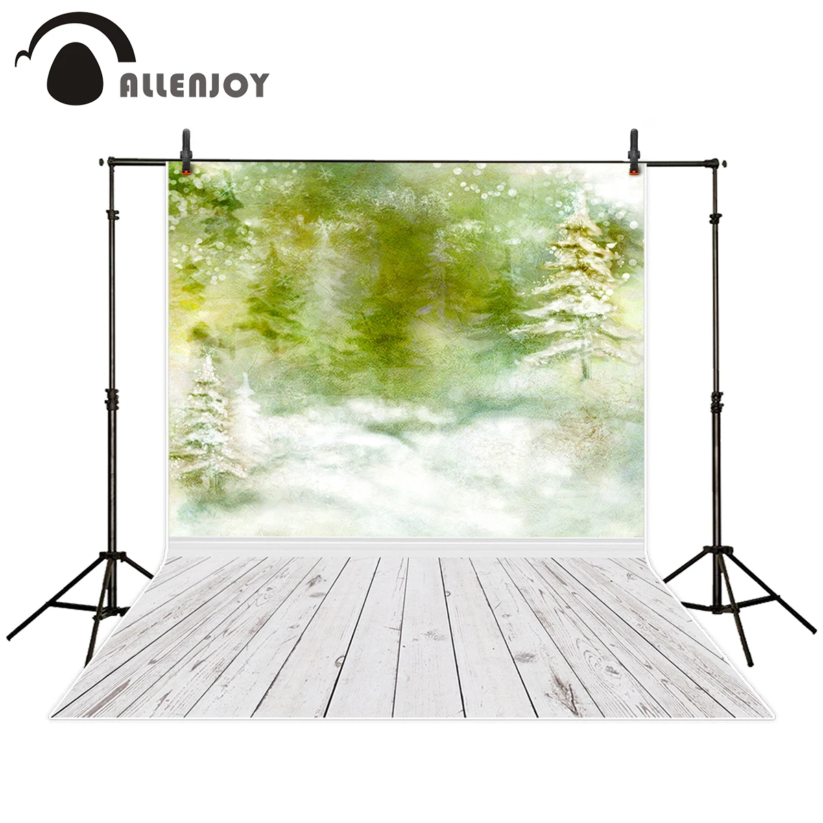 Allenjoy фон для фотосъемки с изображением зимней елки рождественская картина