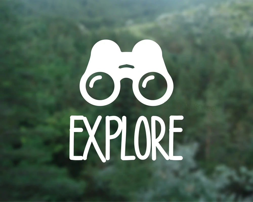 Binocular Explore Vinyl Wall Art Decals Home Interior