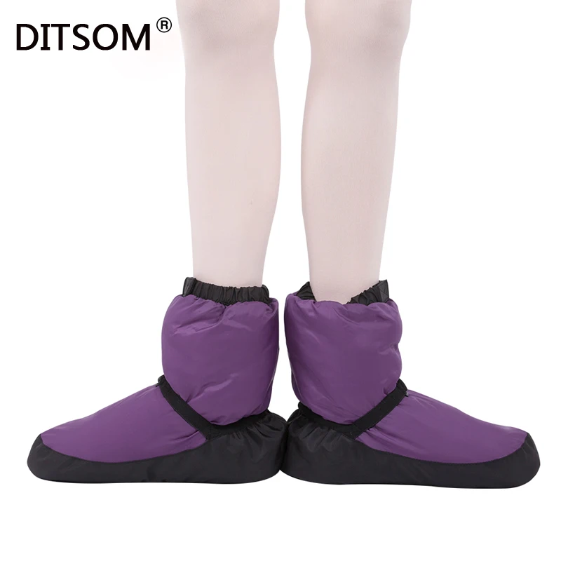 2019 Elasta Bootie Ballet Warm Ups For Women Ballet Pointe Dance Shoes