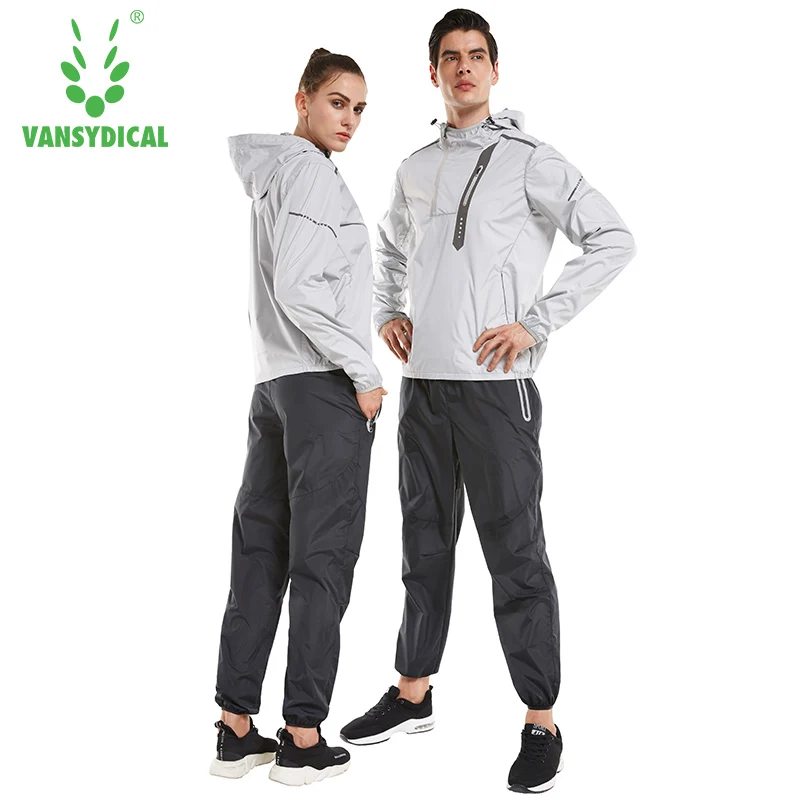 Мужские и женские спортивные костюмы Vansydical для фитнеса йоги куртки штаны